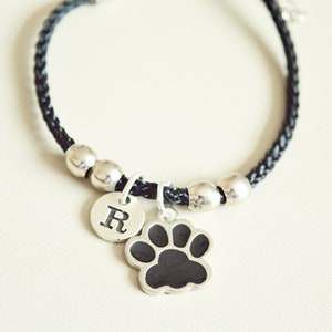 Dog paw bracelet, Dog bracelet, Pet loss gifts, Personalized dog gifts, Paw bracelet, Dog loss gift, Paw print dog charm, Paw print jewelry