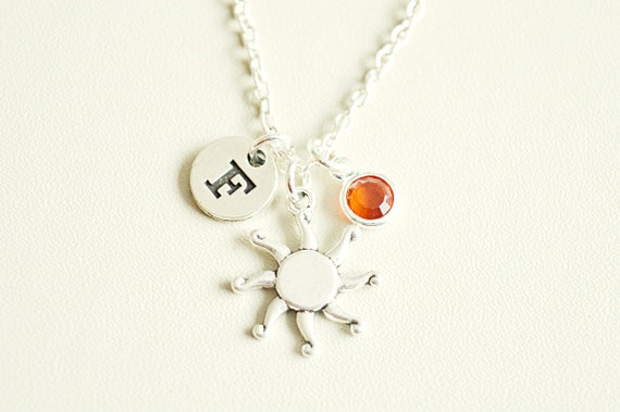 Sun Necklace, Sun charm Necklace, Sun Gift, Sun present, Friendship presents, Brother, Sister, Mother, Cousin, Grandma, Friend, Bff, Niece