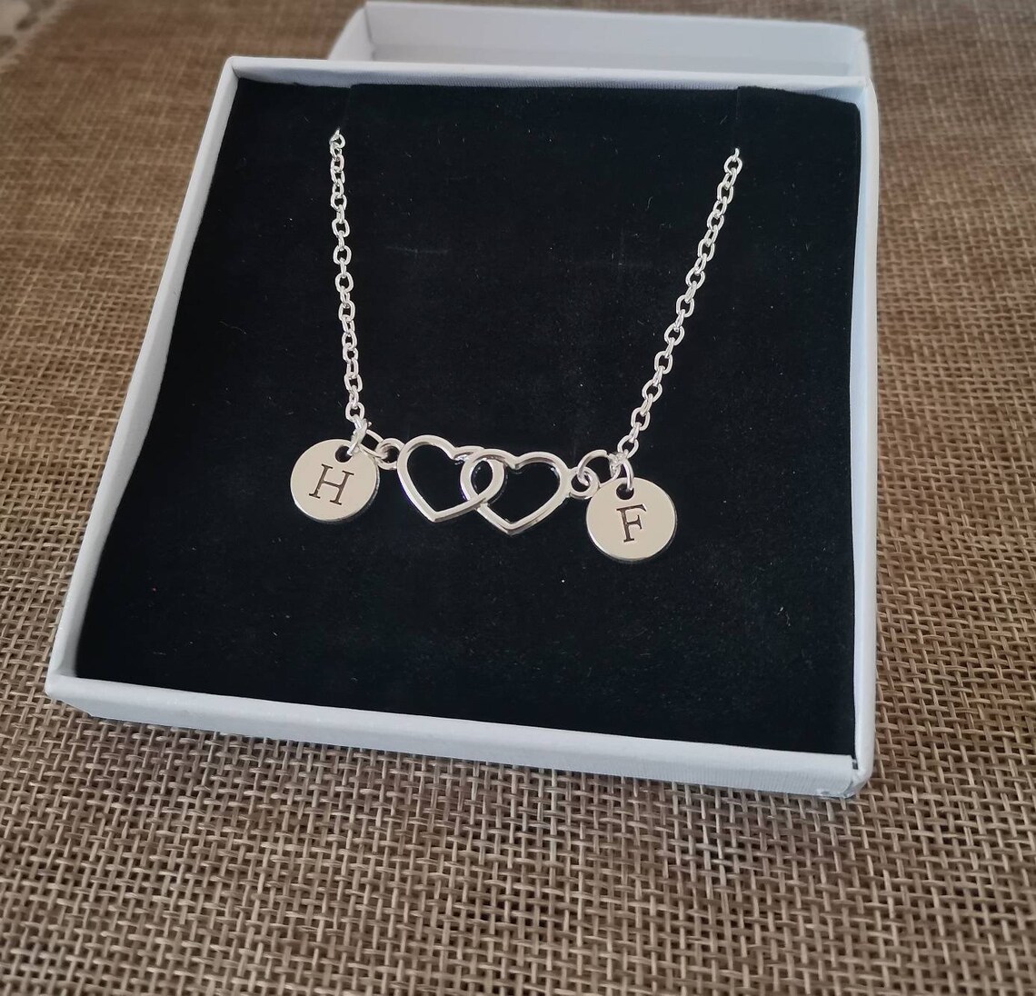 haoyueer Ensemble de 2 colliers assortis en cuir à pointes cloutées