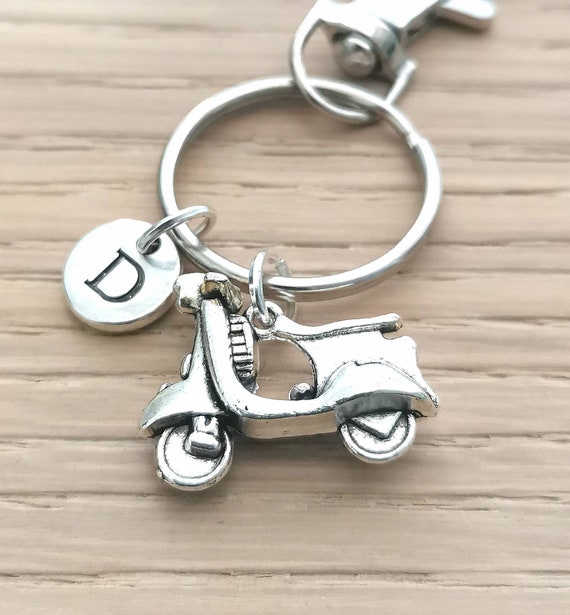 Scooter Keychain, Scooter Keyring, Moped Keychain, Moped Gift, Moped Keyring, Moped Driver, Scooter Owner, Italy, France, Motorbike, Cool