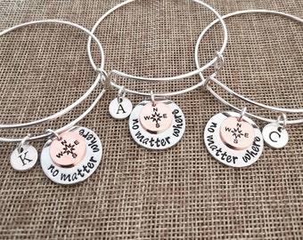 Friendship Bracelet for 4, Best Friend Bracelet, Way