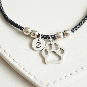 Dog paw bracelet, Pet loss gifts, Dog paw bracelet, Personalized dog gifts, Paw bracelet, Dog loss gift, Paw print dog charm, Paw print