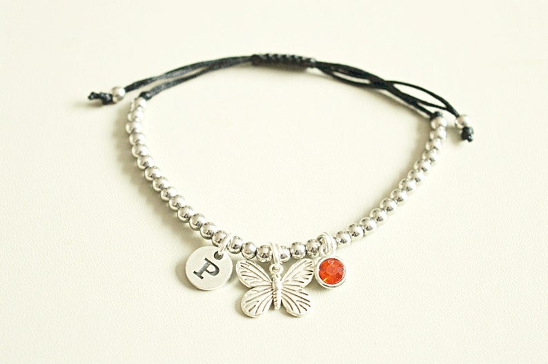 Girls Bracelet, Girls Jewelry, Girl Birthday Gift, Baby Girl Bracelet, Little Girl Gift, Girls Birthday Gift, Baby Girl, Butterfly Bracelet image 1