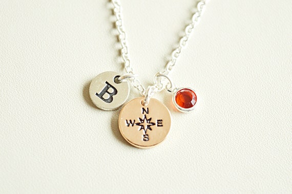 Compass Necklace, Compass Gift, Compass Jewelry, Compass Gift for her, Birthday, Nautical compass, Nautical Jewellery, Mom, Mother, Sister