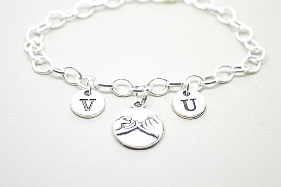 Best friend Bracelet, Best friend gift, BFF gift, Friend Bracelet, Pinky Promise bracelet, bff bracelet, friendship jewellery, Bff jewelry