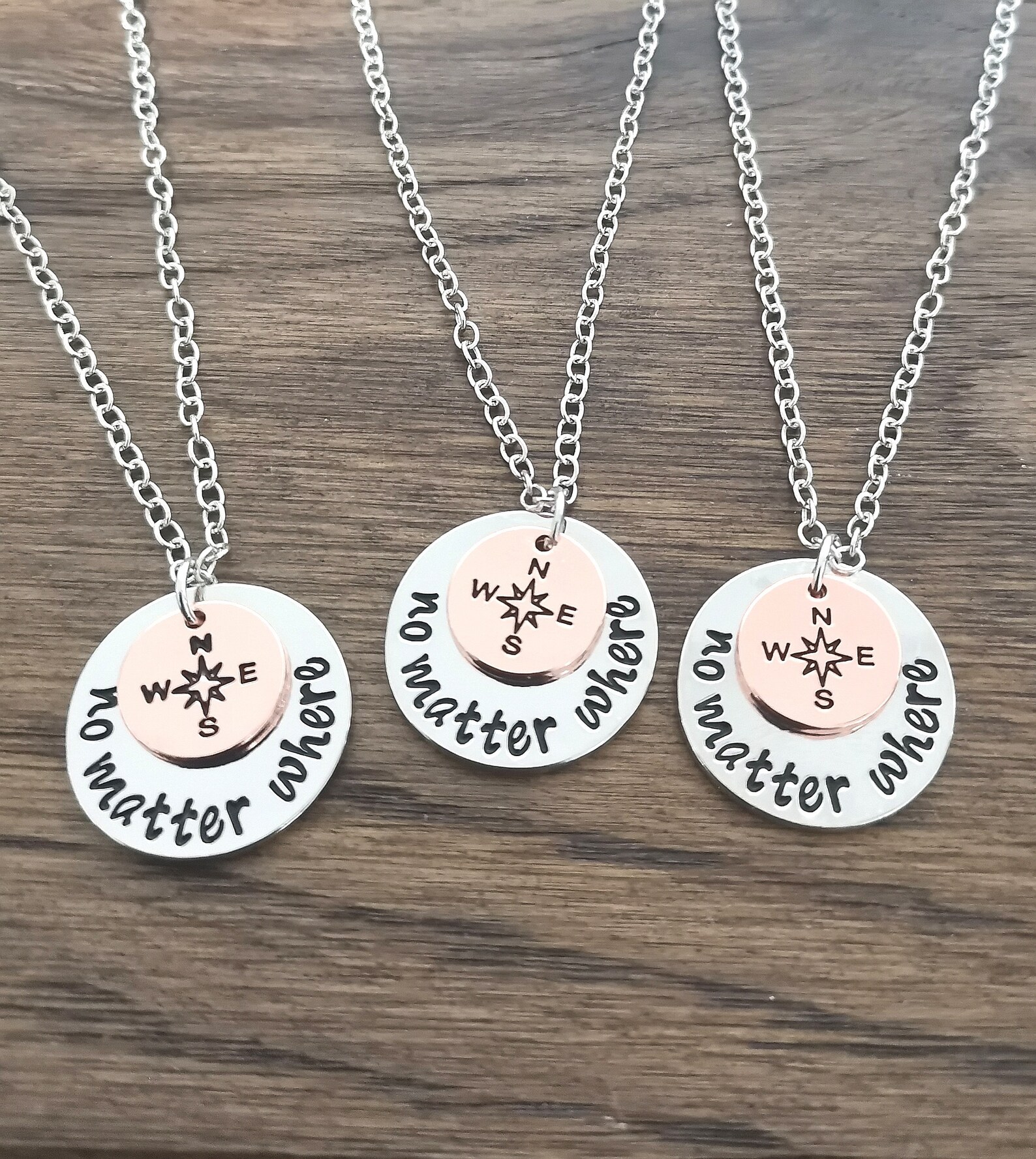Best Friend Necklace for 3 Friendship Necklace for 3 3 Best - Etsy