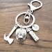 Fireman Keyring, Fireman Gifts, Firefighter Gifts, Fireman Keychain ...