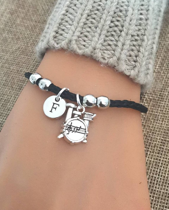 Pendentif Batterie Musicien Argenté Miniblings - Breloque Main Pour Bracelet Ou Collier, Fait Main à Berlin