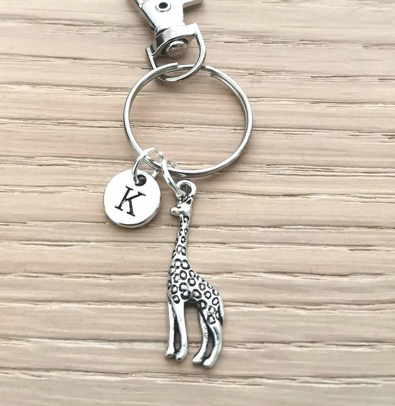 Giraffe Keychain Giraffe Keyring Giraffe Gift Gift for Etsy UK