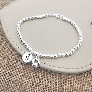 Dog bracelet, Pet loss gifts, Dog paw bracelet, Dog charms, Paw bracelet, Dog loss gift, Dog gifts, Pet loss bracelet, Paw print jewelry image 4