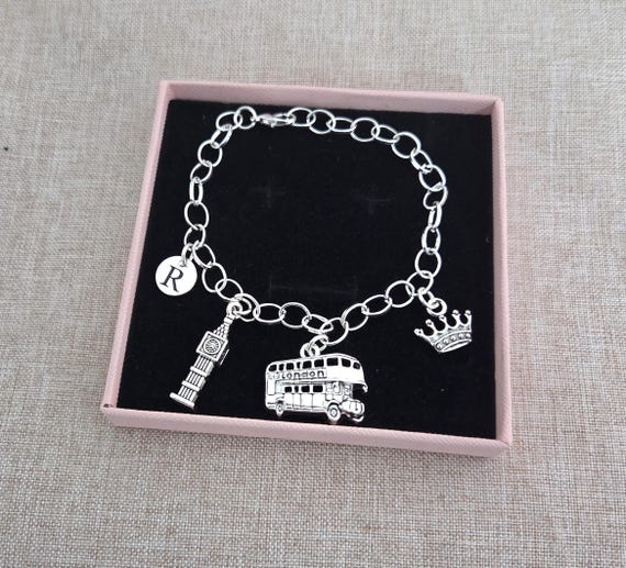 London Gift, London  Bracelet, England Bracelet, London Jewelry, Bracelet London , London Trip, Tourist, England, Big Ben,UK, Europe,Britain