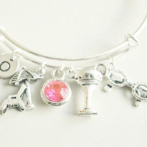 Travel Gift, Traveler Gift, Holiday Bracelet, Cocktail bracelet, Sunglasses, Beach, Girls Holiday, Party, Personalized, Bracelet for her