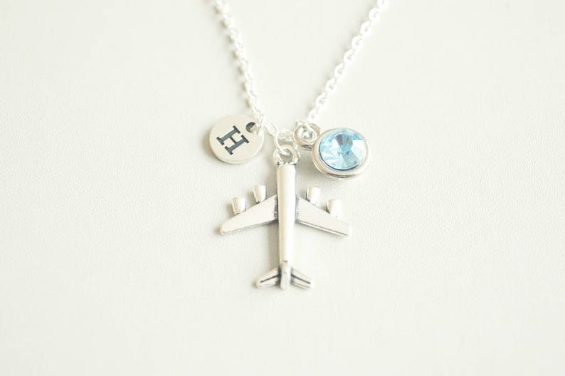 Plane Jewellery Aeroplane Necklace Airplane Gifts Airplane Etsy