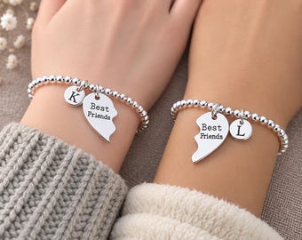 Freundschaftsarmbänder, Partner-Geschenke für beste Freundinnen, Freundschaftsarmband für 2, Geschenke für Kinder und beste Freundinnen, Freundschaftsarmband