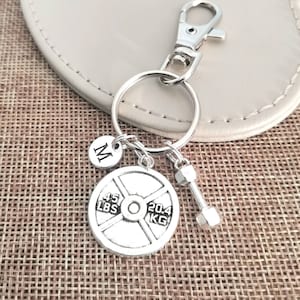 Gym Gift, Gym Key chain, boyfriend  gift, gift for him, Weights Key Chain, Dumbbell Key Ring, Bodybuilding Gifts, Gym Keyring, fitness