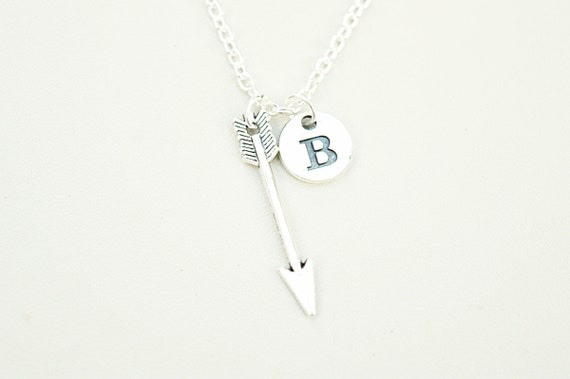 Arrow Necklace, Arrow charm Necklace, Arrow Gift, Arrow Jewelry, Mens Necklace, Gifts under 10, Brother gift, Native American, Bow, Arrow