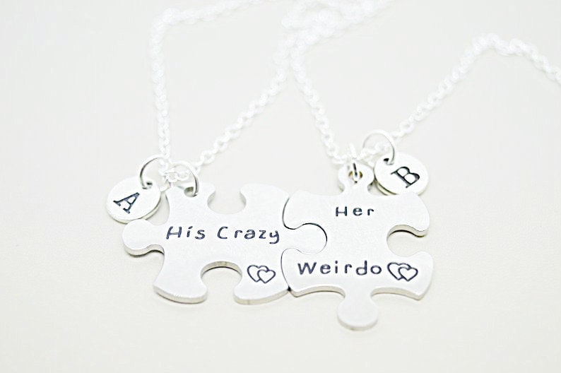 His and Her Gift Her and Her Necklace Boyfriend Girlfriend