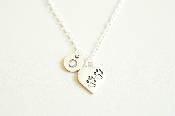 Paw Print Necklace, Dog Paw gift, Paw print Jewelry, Personalized Dog gifts, Paw bracelet for her, Dog loss gift, Paw charm, Dog, Cat,Animal