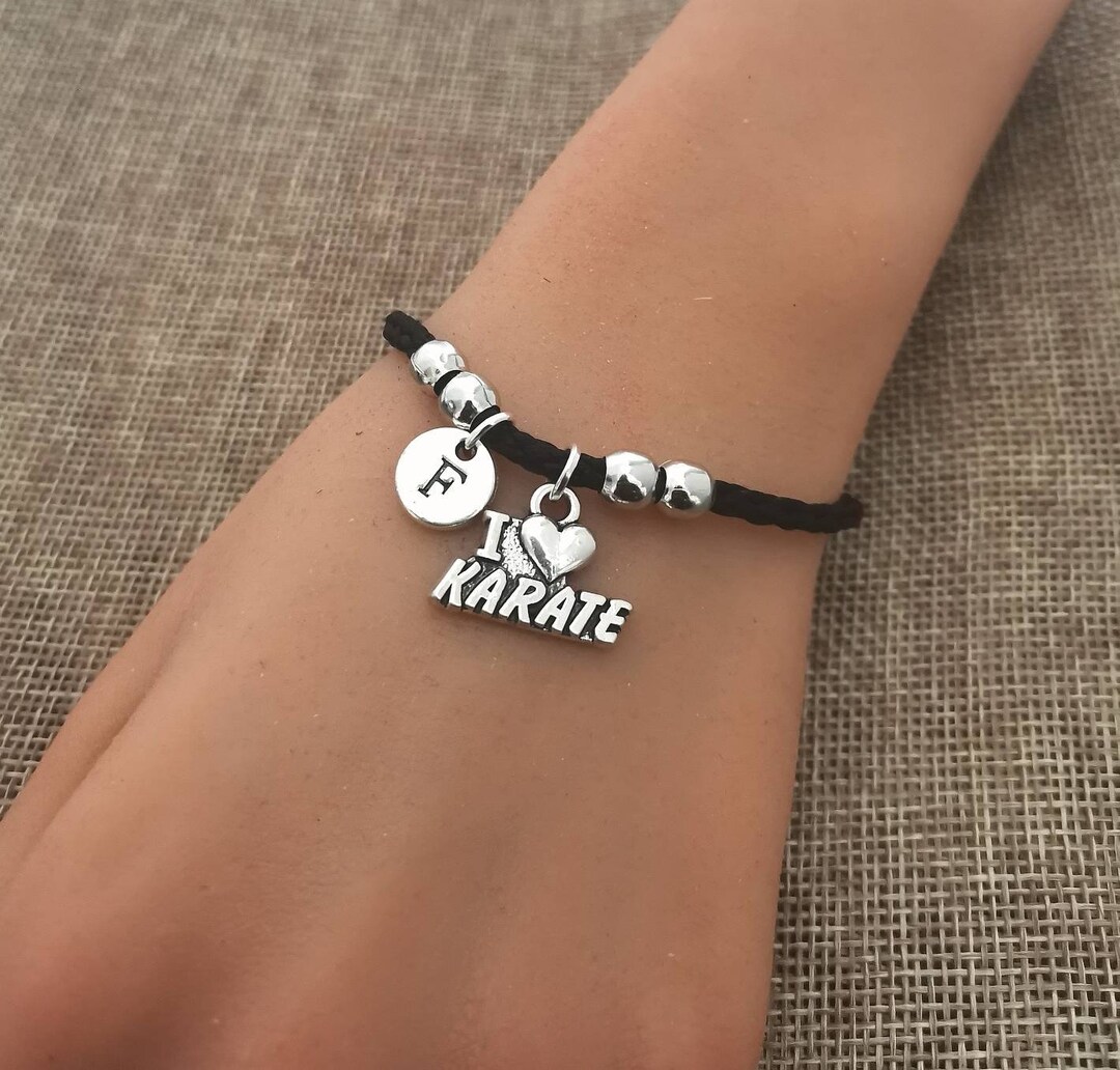 Karate Bracelet, Karate Girl, Karate Boy, Karate Gift, Karate Jewelry