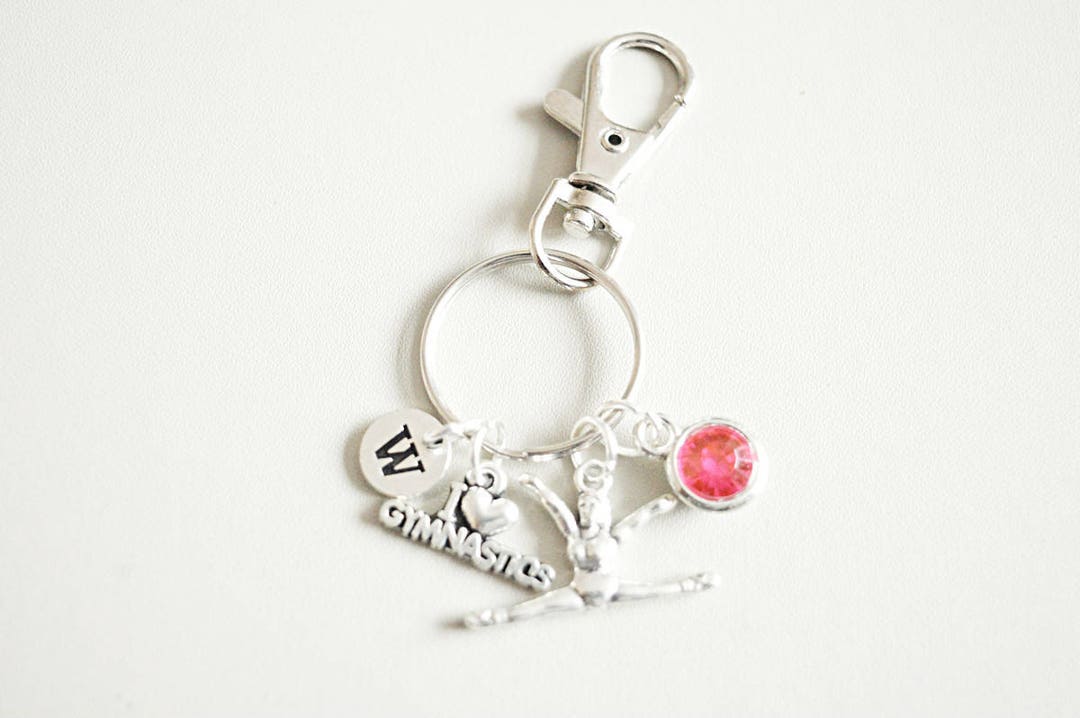 Gymnast Team Gift Gymnastics Keyring Gymnastic Team Gift Etsy