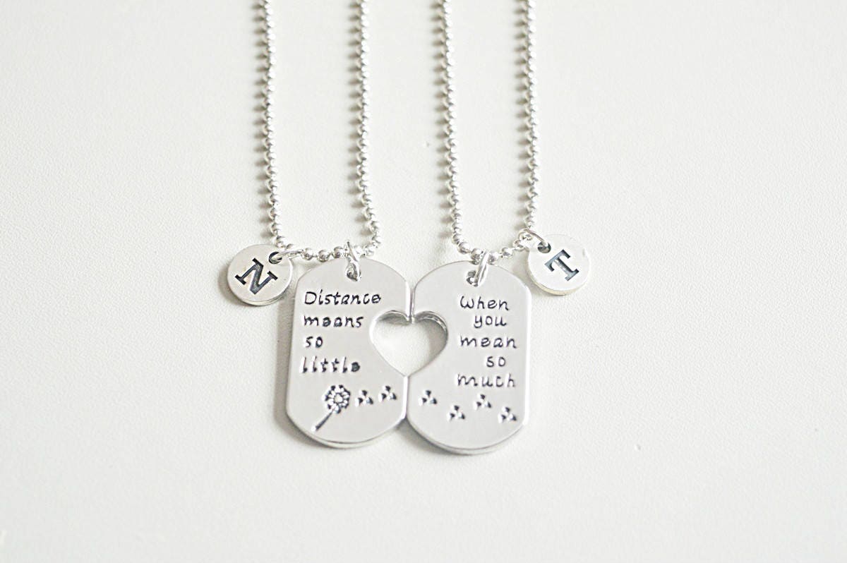 Boyfriend Girlfriend Necklace - Etsy UK