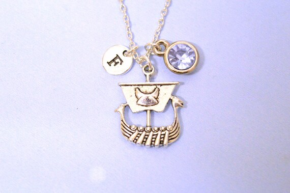 Viking Ship Necklace, Viking Jewellery, Boat Jewelry, Viking Boat Necklace, Vikings Origin Gift, Unique Gifts, Dainty Gifts, Creative