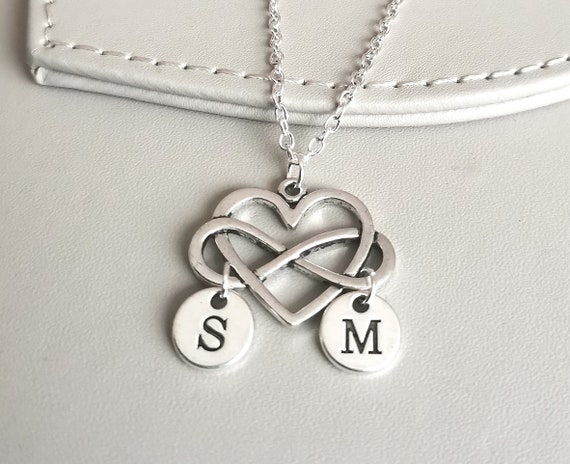 Infinity Best friends necklace, 2 Best Friend Gifts, Two Best friend Necklace, Set of 2 Necklaces, 2 BFF Necklace,Best friend ,Personalised
