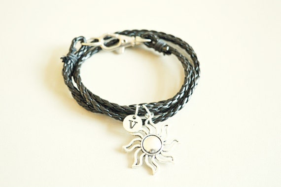 Sun Bracelet, Personalized Sun Gift, Sun Charm Gift, Sun Mens, Sun Jewelry, Sunshine, You are my Sunshine, Birthday Gift, Boyfriend Gift
