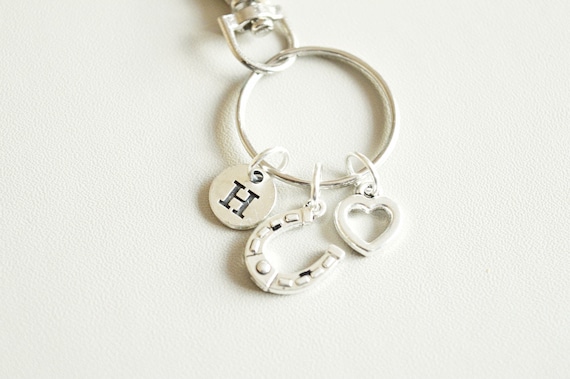 Horseshoe Keychain, Horseshoe Keyring, Horse shoe Gifts, Lucky Horseshoe, Western Wedding, Lucky Key Ring, Good Luck charm, Bridesmaid gifts