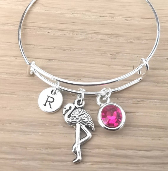 Flamingo Gifts, Flamingo Jewellery, Animal Gifts, Pink Flamingo, Flamingo Bracelet, Bird , Flamingo Pendant, Bird Jewelry, Fashion