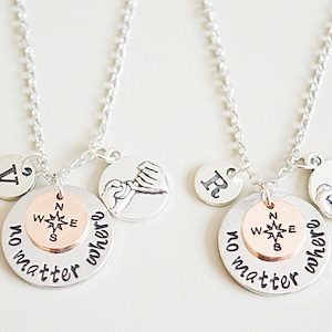 Gift for friends, best friend gifts, best friend necklace for 2, best friend necklace for 3, best friend necklace for 5, Bff