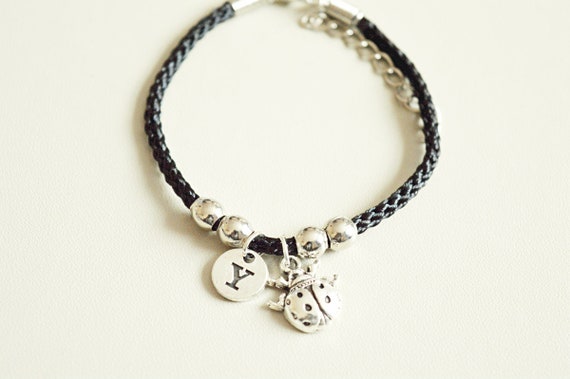 Lady Bug Bracelet, Lady Bird Jewelry, Ladybird Gift, Bug Lover, Insect Gift, Insect jewelry, Ladybug Bangle, Bug Bracelet, Ladybird Charm