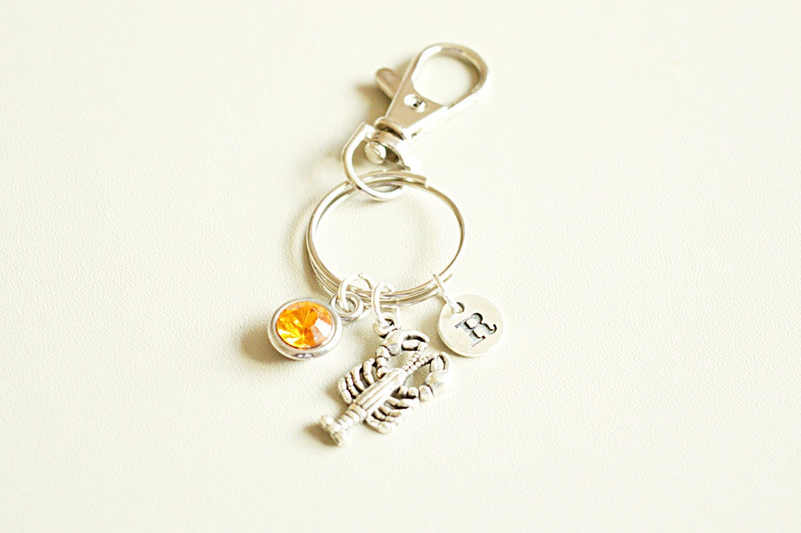 Lobster Keychain Lobster Keyring Lobster Gifts Animal Etsy