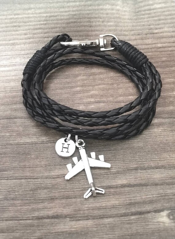 Long distance boyfriend gift, long distance relationship bracelet, long distance bracelet, distance friendship gifts, Airplane, LDR, Jet