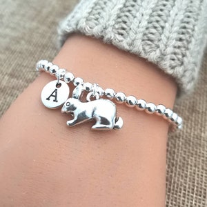 Bunny Bracelet, Rabbit gifts for her, Women Rabbit Bracelet, Rabbit gifts for her, Rabbit Bracelet, Rabbit Jewelry, Rabbit charm, bunny
