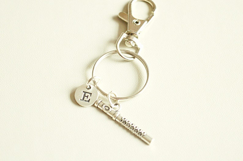 Flute Keychain Flute Keyring Flute Gift Flute Player Gift Etsy