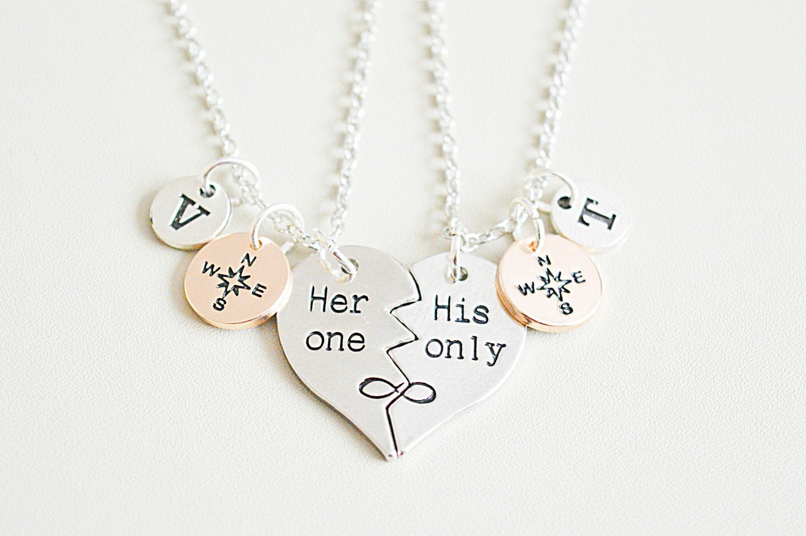 Boyfriend Girlfriend Necklace Couple Gifts Couples Necklace Set