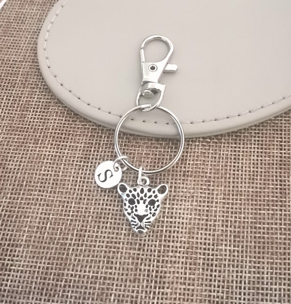 Leopard Keychain, Leopard Keyring, Leopard Gift, Leopard