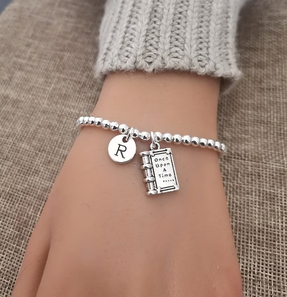 Book lover gift, Book Bracelet, Reader gift, Author Gift, Writer Gift, Gift for Reader , Author Birthday, Writer, Reading, Book Lover, Book