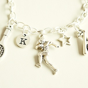 Sport Charm Armband, Sport Liebhaber, Fitness Liebhaber Armband, Geschenk für Sportfan, Fitness Armband, Sport Mama, Sport Mädchen, Frauen Sport