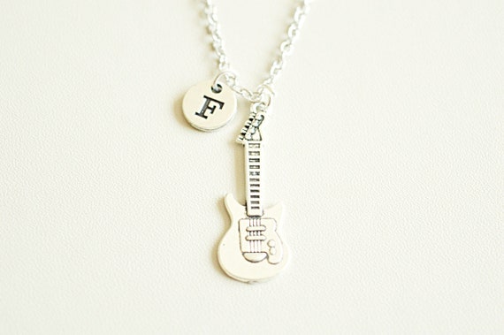 Guitar Necklace, Guitar Jewelry, Guitar Gift, Guitar Player, Electric Guitar, Guitarist, Guitar Lover, Band member, Rock, Heavy Metal, Music