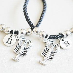 Lobster Bracelets, Lobster Gifts, Lobster Best friend, Personalised Lobster, Be my lobster, Best friend bracelets, BFF bracelets, Shrimp