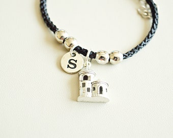 Castle Jewelry, Castle Gift, Castle Bracelet, History Teacher Gift Medieval Castle, Knight Gifts, Royal, King , Queen, Castle Tower, Old