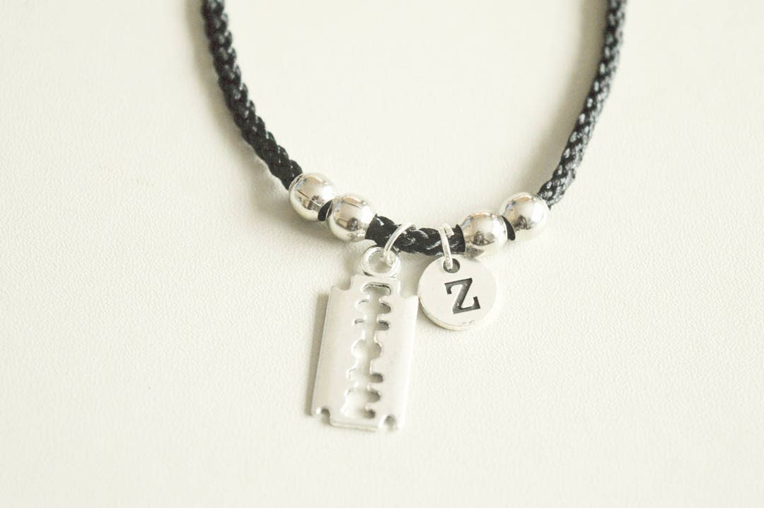 Razor Blade Bangle Razor Blade Bracelet Razor Blade Etsy