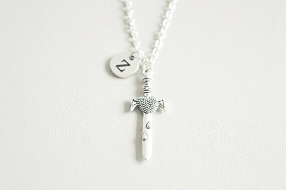 Sword Necklace, Sword Jewelry, Sword Charm, Necklace with Sword, Necklace for men, Brother gift, boyfriend gift, Husband gift, personalized