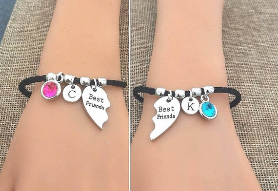 Buy THREE Personalised Kids Name Friendship Bracelets, Custom Kids Name  Jewelry, Teens Best Friends Bracelets, BFF Gift Online in India - Etsy