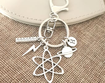 Natuurkunde sleutelhanger, natuurkunde sleutelhanger, natuurkunde cadeau, natuurkunde leraar cadeau, natuurkunde student cadeau, natuurkunde cadeau voor haar, natuurkunde sleutelhanger, natuurkunde