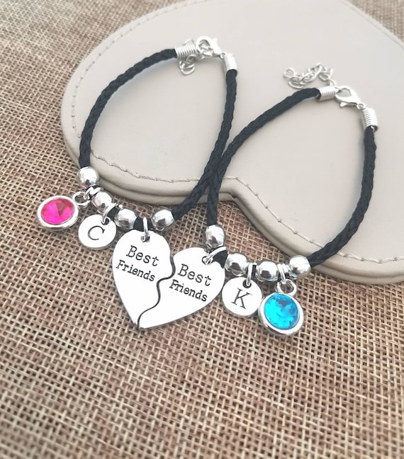 Cadeau anniversaire femme amie bracelet personnalisé Best Friends