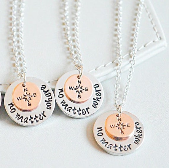 Best Friend Necklace for 3 Friendship Necklace for 3 3 Best - Etsy