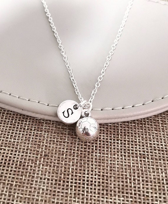 Football Necklace, Soccer Necklace, Soccer team Gift, Football Fan gift, Sports necklace, Soccer gifts, Football Jewellery, Football Team